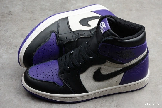 Cheap EP 555088-501 'Court Air Purple' 1 Jordan High Retro OG 555088-501 0319